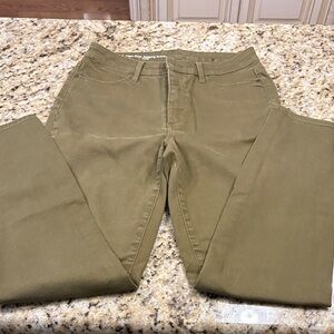 Talbots Olive Women's high rise jegging ankleJeans size 4